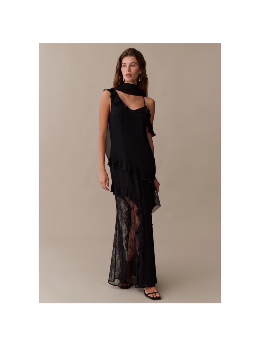 Few Moda The Carmen Dress in Black / Maxi / NWT  / Size 2